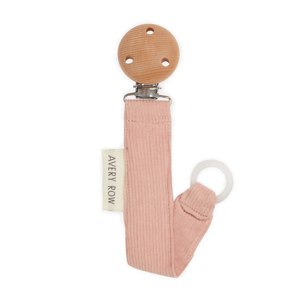 Pacifier holder - Corduroy pink 
