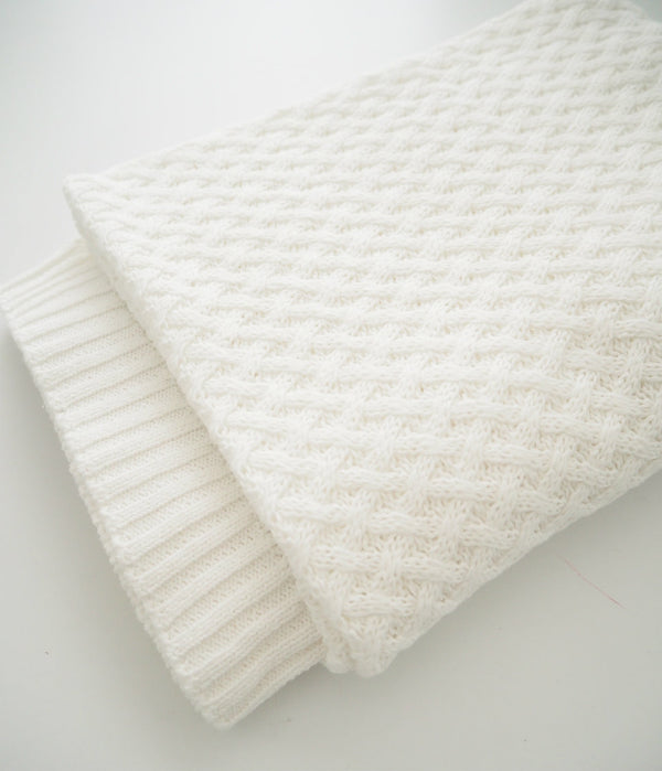 Knit blanket - Cream