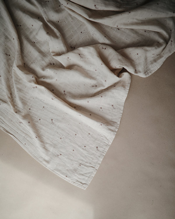 Muslin blanket - Falling stars