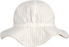 Amelia reversible sun hat - Stripes sandy