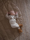 Quilted playmat - Vegan leather - Tan 
