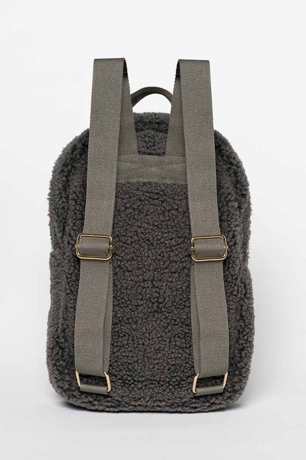 Mini backpack - Teddy Dark grey