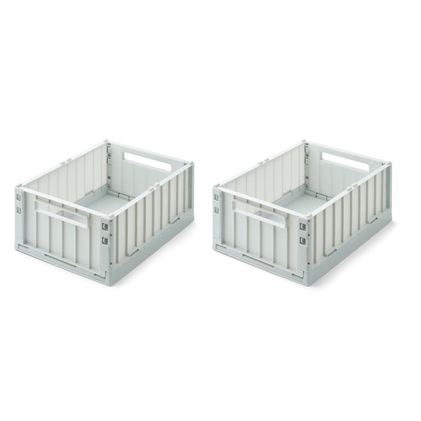 Weston storage box SMALL - Pack of 2 - Cloud blue 