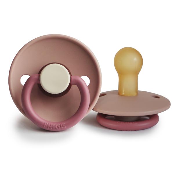 Rubber pacifier - Colorblock (Peony)