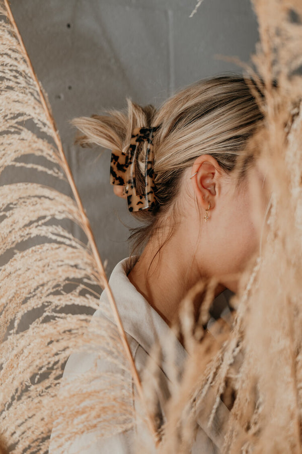 Women hair clip - Light tortoise