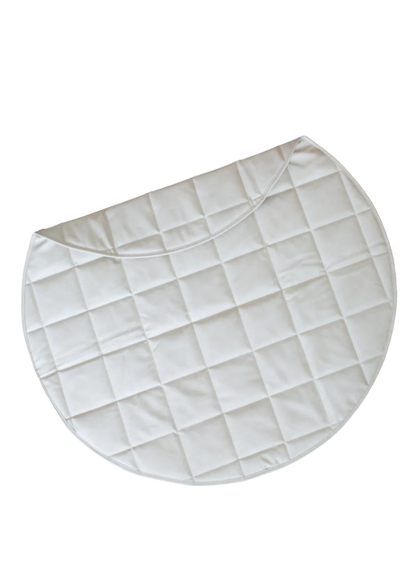 Quilted playmat - Vegan leather - Ecru