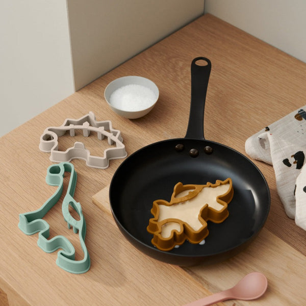 Pancake shape set - Dino