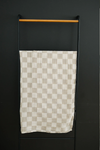 Muslin blanket - Taupe checkered